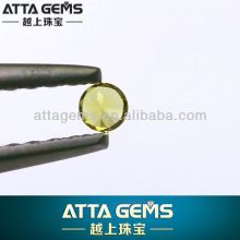 Brilliant round cut 2mm narural bangkok Yellow Sapphire