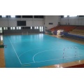 พื้นกีฬาของ Litchi Pattern สนามเทนนิสในร่ม สนามเทนนิส ฐานโฟมพลาสติก PVC Vinyl Sports Mat Flooring