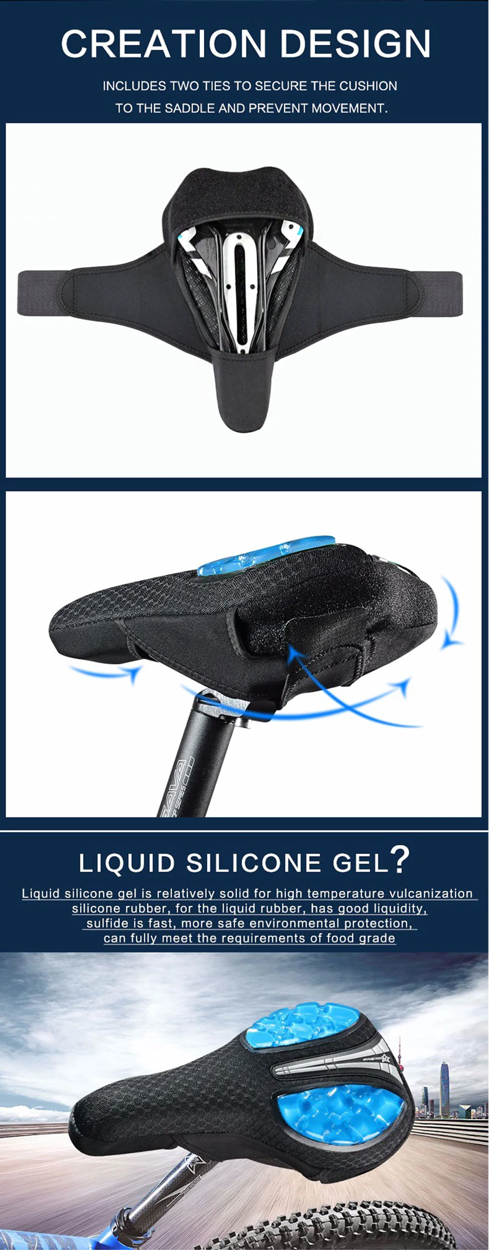 Wholesale Bicycle Saddles, Soft Bicycle Saddles for Riding Comfort, Large Bicycle Saddles