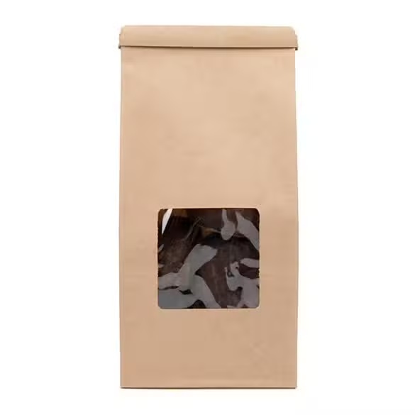 Custom Kraft Tin Tie with Window Design