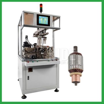 Two working station armature dynamic balancing machinery