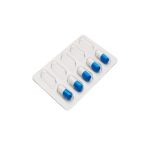 Plateau de blister d&#39;insertion de pilule d&#39;emballage de capsule transparente faite sur commande
