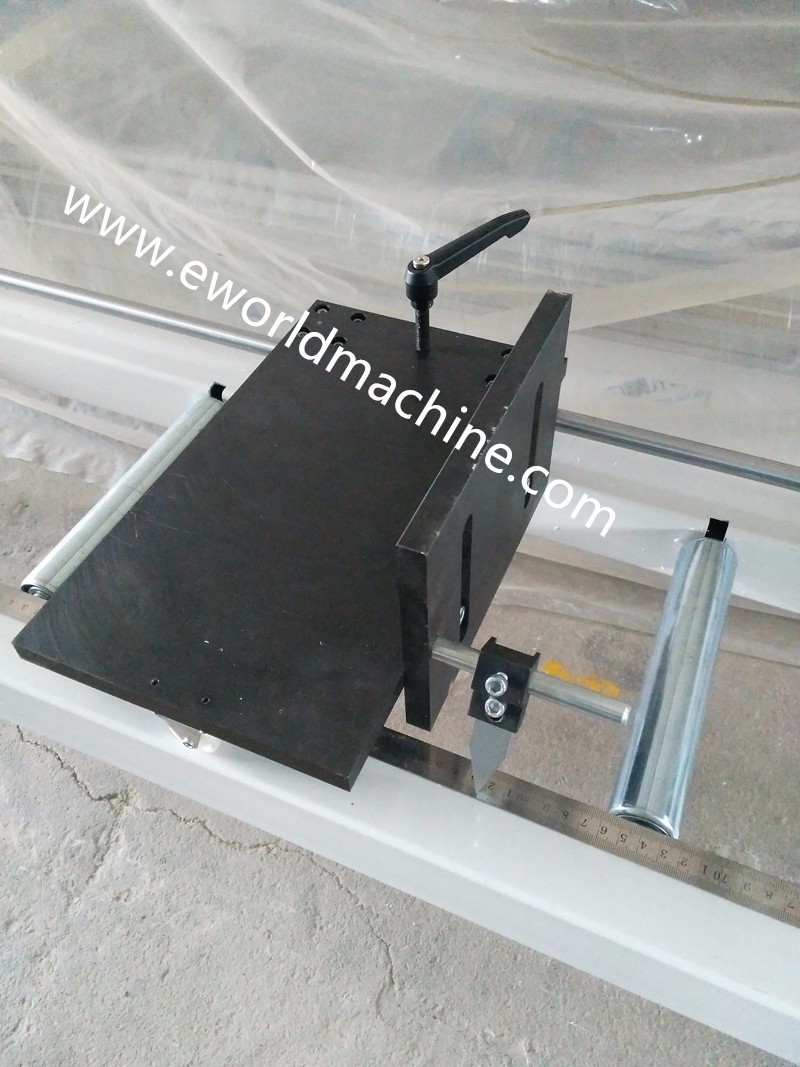 PVC profile window making one head cutting machine