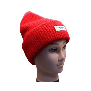 Trendy Red Knitted Hat for All Seasons