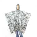 Poncho militar exterior da camuflagem da chuva do PVC das vendas quentes