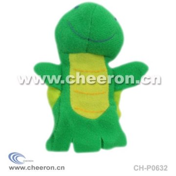 Plush Animal Finger Puppet Toy/Little Turtle Finger Puppet Toy