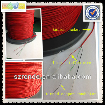 TPE jacket multicore teflon cable