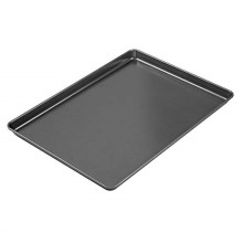 Black carbon steel cookies biscuits tray sheet pan
