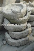 stone birdbath carving