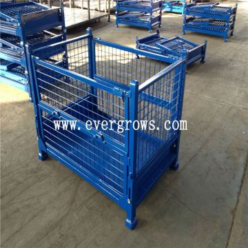 Industrial Stackable Lockable Storage Steel Pallet Cage