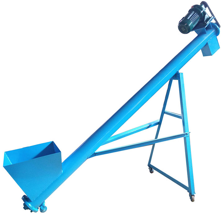 Skru auger conveyor dengan hopper