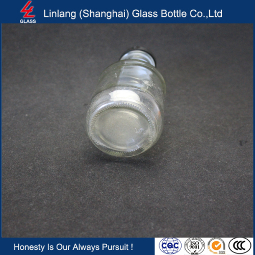 clear glass sauce bottles with new design