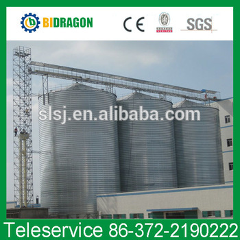 stainless silo used for feed storage