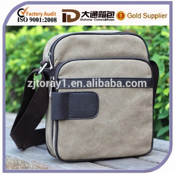 Men Canvas Sling Gym Bag In Messenger Shoulder Trave Outdoor Bag