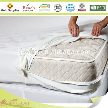 Hotel cheap mattress encasement protector waterproof hypoallergenic cheap mattress encasement