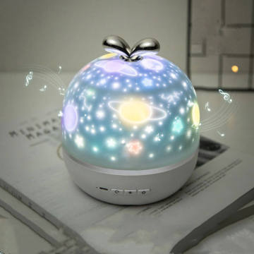 Rechargeable Baby Sleep Music Lighting Projector Lamp