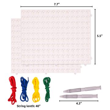 Threading Boards Set: Sensory, Social Emotional Learning & Occupational Therapy Tools for Autism and Beyond