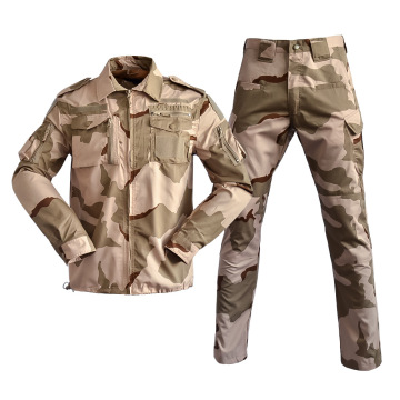 3 Color Desert Combat and Daily Operation Lightweight Durable Camo Uniform