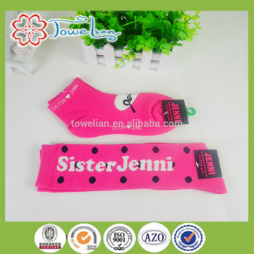 red cute girl's socks