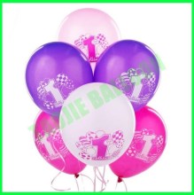 12 inches Birthday printed latex balloons