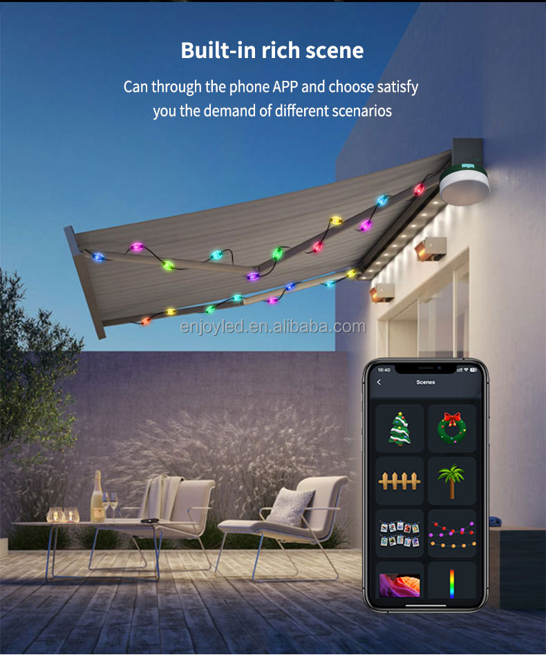 New Arrival Practical Easy Carry Multi Functions Optional LED Light Used For Outdoor Camping Tent Garden for boat yacht forest