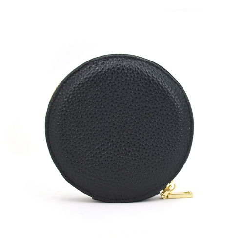 Custom Logo New Trendy Leather Zipper Coin Purse