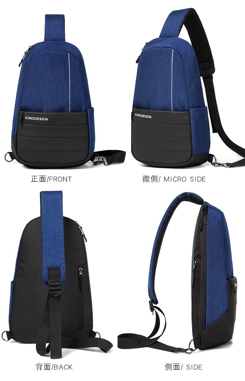 Newest Chest Sling Shoulder Backpacks Bags Crossbody Rope Triangle Rucksack Sling Bag