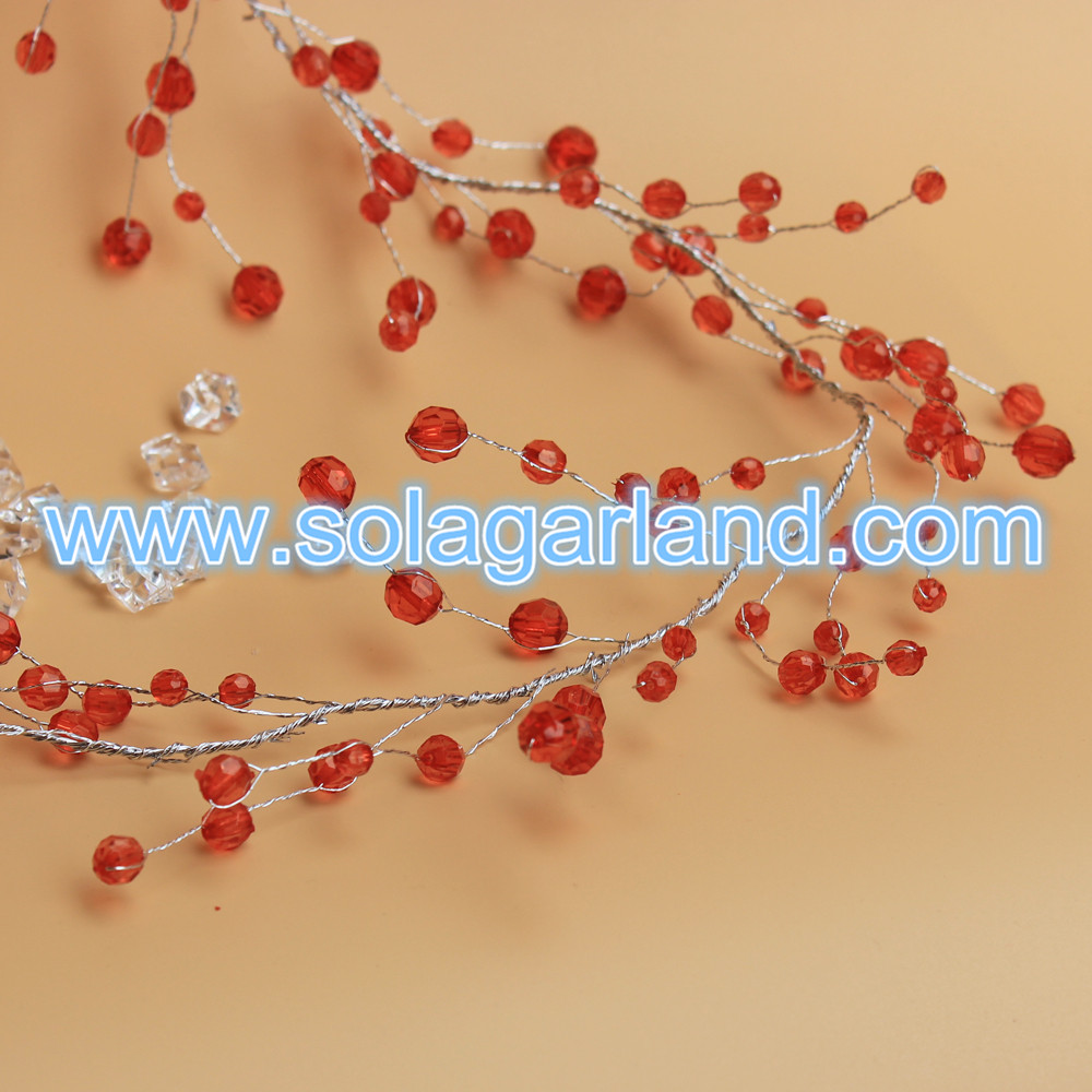 Crystal Beaded Garland Branch