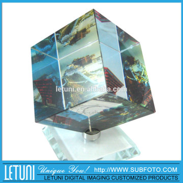 2014 crystal cube photo frame