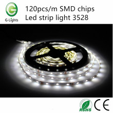 120pcs / m SMD chip led strip light 3528