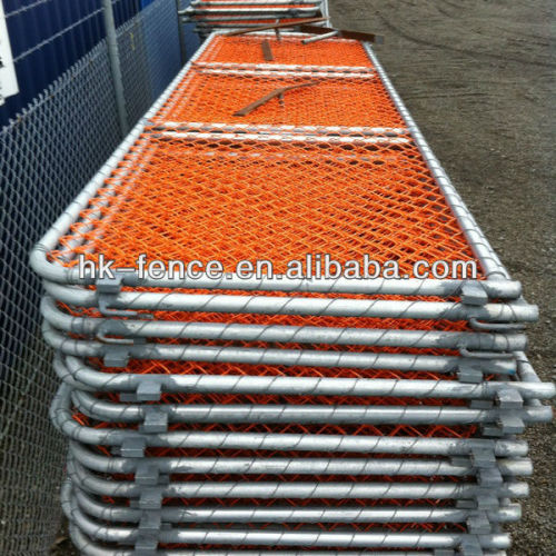 1.1x2.4M High Visibility Orange Temporary Fencing For Construction Areas