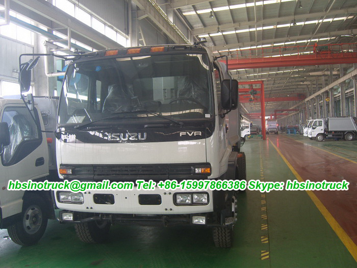 ISUZU 12cbm Waste Collector Truck Front Picture