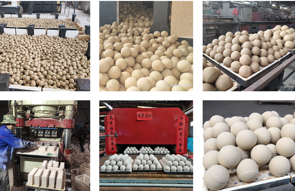 Ceramic Lining Brick Ball Mill Grind