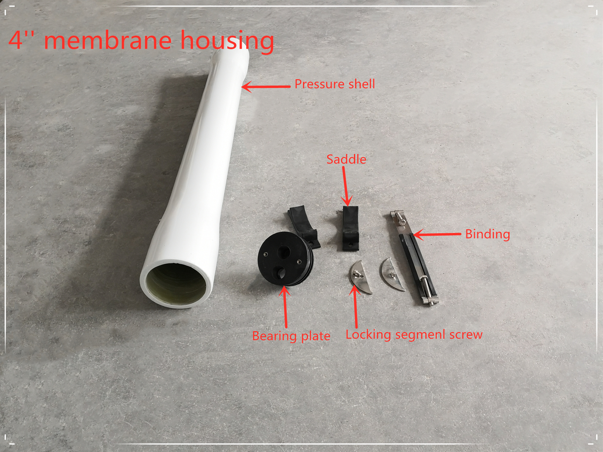 FRP membrane housing  4040 ro pressure vessel