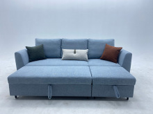 Modern Sectional Sleeper Sofa with Chaise Lounge