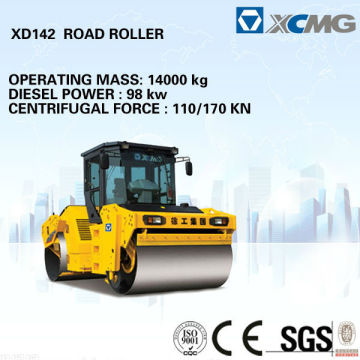 Hydraulic double drum vibratory roller XD143 of chinese road roller