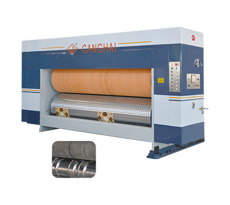 Canghai double color flexo printing die cutting slotting machine