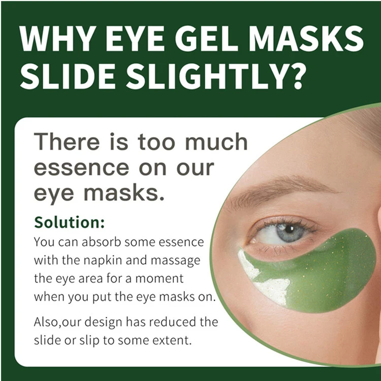 OEM Seaweed Under Eye Mask Collagen Eye Patches Wrinkles Treatment Gel Pads