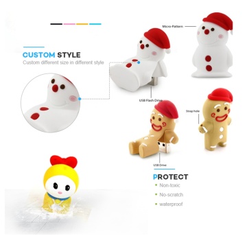 Silicone USB Cover Snow-man USB Waterproof Cover