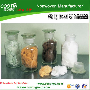 Colored polyester staple fiber