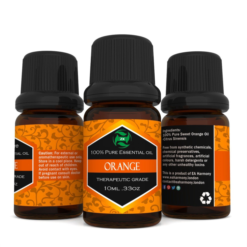 Sweet orange oil for aromatherapy 100% pure natural