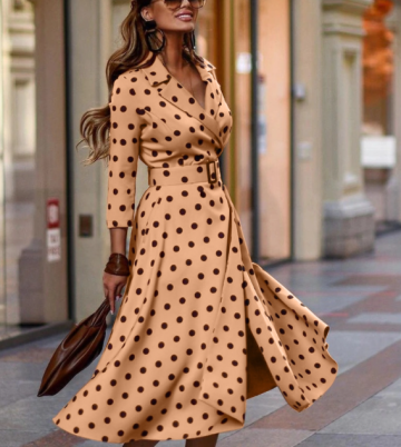 Women Spring Printed Dress