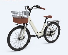 Power Assisted Bicycle With Basket