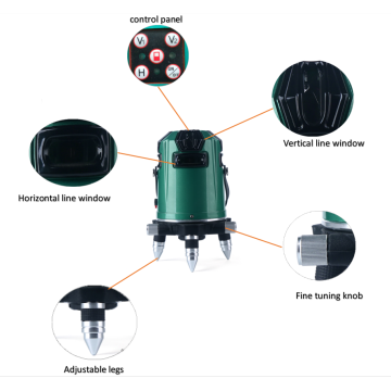 8-draads laserwaterpasinstrument