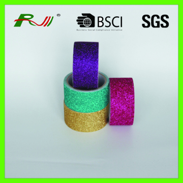 Good brand sticky book decoration glitter tape