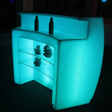 RGB LED Curved Bar Furniture Table Sectional Lighting
