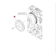 ইঞ্জিন SAA4D107E-1B স্পেয়ার পার্ট 6731-91-1550 আনুষঙ্গিক পুলি