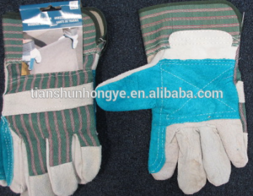 Double Palm Cow Hide Leather Gloves