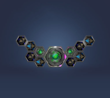 P4.8 LED Honeycomb DJ Console Display