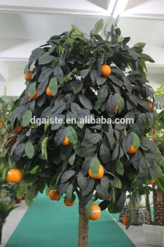 orange tree real touch Mini Potted Plants high simulation plastic bonsai tree